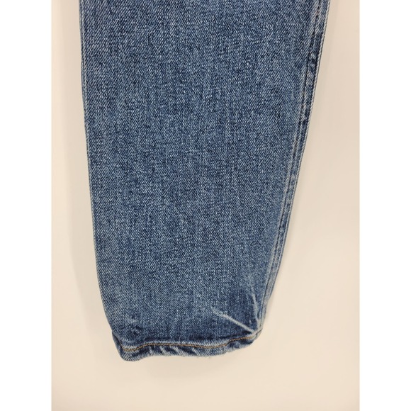 Agolde 29 Nico Slim Fit Straight Jeans Pants High Rise Betray Blue - Picture 5 of 10